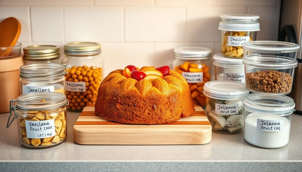 fruit cake storage