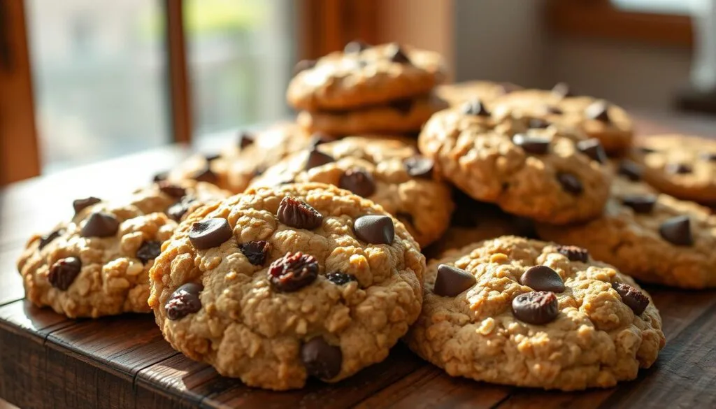 Oatmeal Chocolate Chip Raisin Cookies